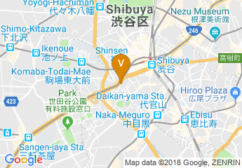 map of Bellesalle Shibuya Garden