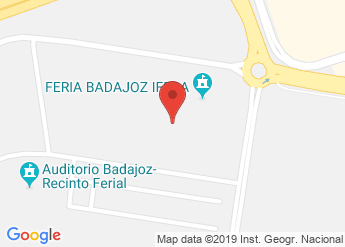 map of FERIA BADAJOZ IFEBA