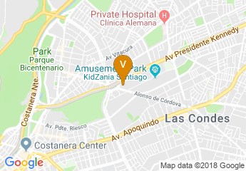 map of Grand Hyatt Santiago