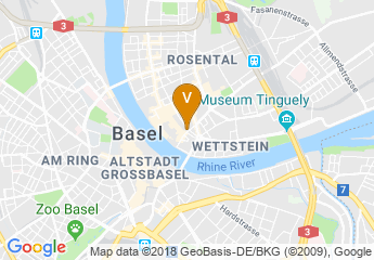 map of Basel Art Center