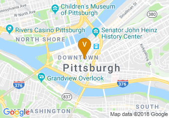 map of Kimpton Hotel Monaco Pittsburgh