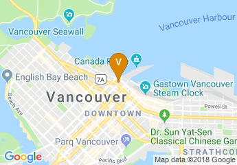 map of The Vancouver Club