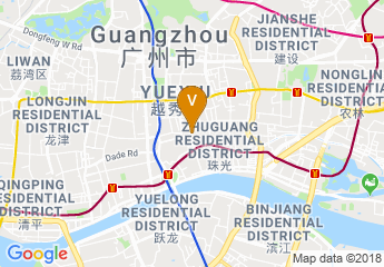 map of Guangzhou Lido Hotel