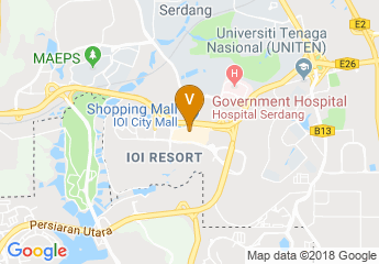 map of Le Meridien Putrajaya