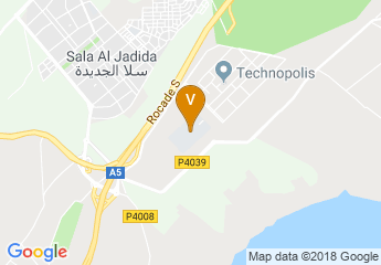 map of International University of Rabat