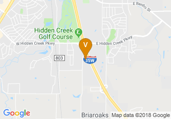 map of Burleson Event Center Social Club