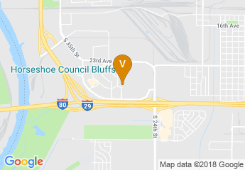 map of Hilton Garden Inn Omaha East/Council Bluffs