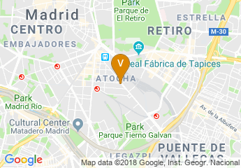 map of Rafaelhoteles Atocha