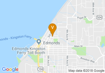 map of Edmonds Center For the Arts