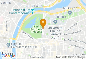 map of Espace Tete d'Or