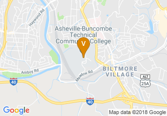 map of Asheville-Buncombe Technical Community College