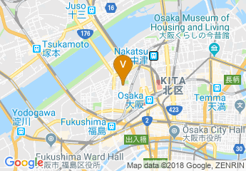 map of Umeda Sky Building
