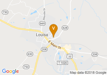 map of Louisa, VA Fairgrounds