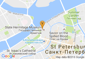 map of The State Hermitage Museum