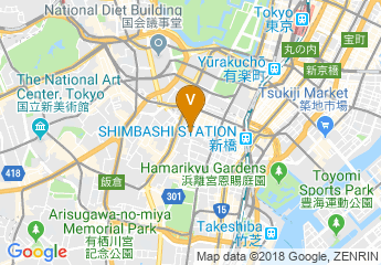 map of Andaz Tokyo Toranomon Hills