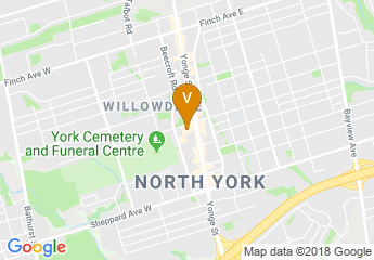 map of Hotel Novotel Toronto North York