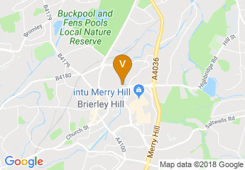 map of Copthorne Hotel Merry Hill Dudley