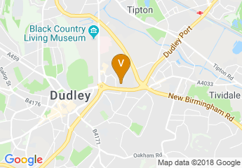 map of Village Hotel Dudley