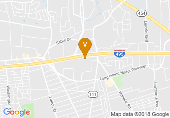 map of Holiday Inn Express Hauppauge-Long Island