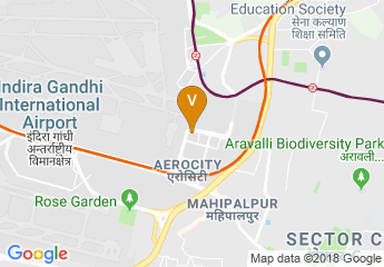 map of Andaz Delhi
