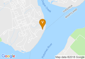 map of Fort Belvoir Officers Club