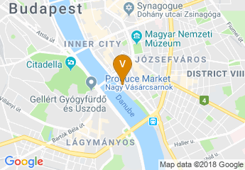 map of Corvinus University of Budapest, Department of Mathematics