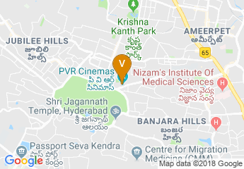 map of LV Prasad Eye Institute