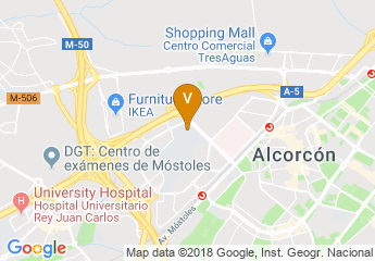 map of URJC Alcorcón