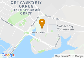 map of Sibexpocentre, Irkutsk International Exhibition Complex