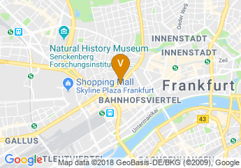 map of Holiday Inn Frankfurt - Alte Oper