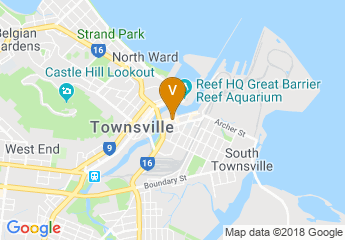 map of Rydges Southbank Townsville
