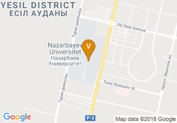 map of Nazarbayev University