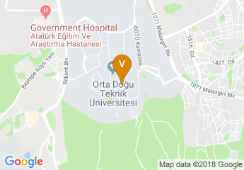 map of Orta Doğu Teknık Universitesi Midddle East Technıcal University