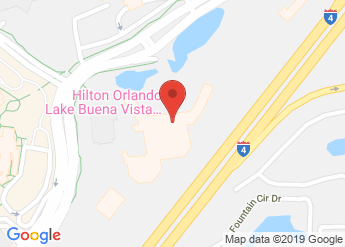 map of Hilton Orlando Lake Buena Vista - Disney Springs Area