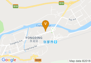 map of Sunshine Hotel Zhangjiajie