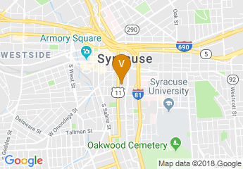 map of Everson Museum of Art
