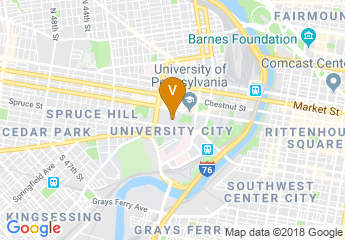 map of The Wharton School, University of Pennsylvania