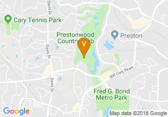 map of Prestonwood Country Club