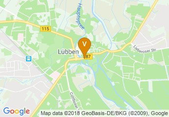 map of Parkplatz - Schlossinsel Lübben