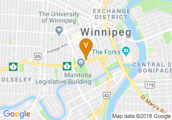 map of Manitoba Legislative Assembly