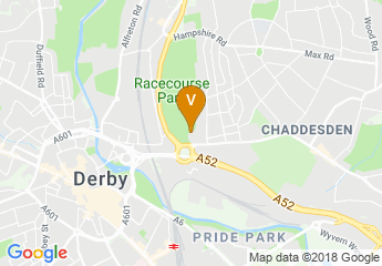 map of Derbyshire County Cricket Club