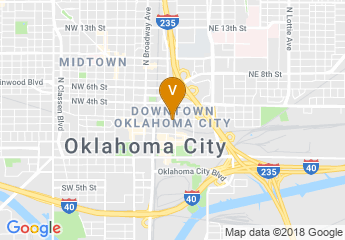 map of Aloft Oklahoma City Downtown - Bricktown