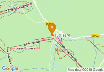map of Centre des Congrés Val d'Isère