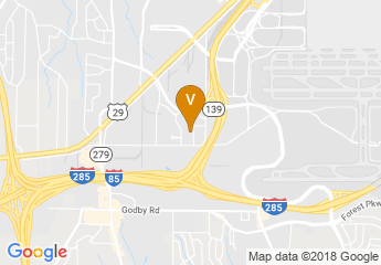 map of Atlanta Airport Marriott