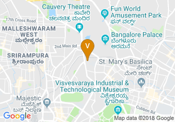 map of ITC Windsor, Bengaluru