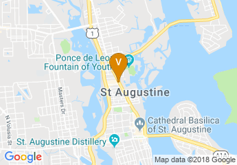 map of DoubleTree by Hilton Hotel St. Augustine Historic District