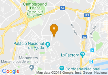 map of Faculty of Architecture of the University of Lisbon