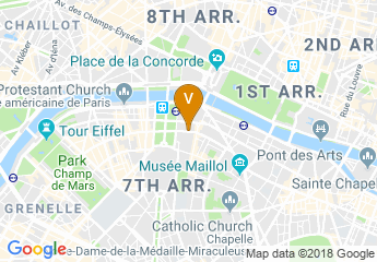 map of maison de la chimie