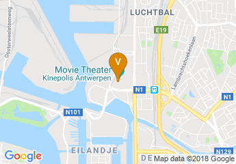 map of Kinepolis Antwerpen