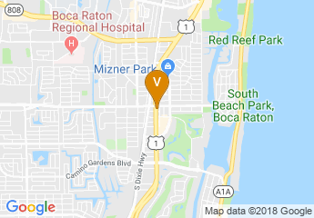 map of Hyatt Place Boca Raton/Downtown